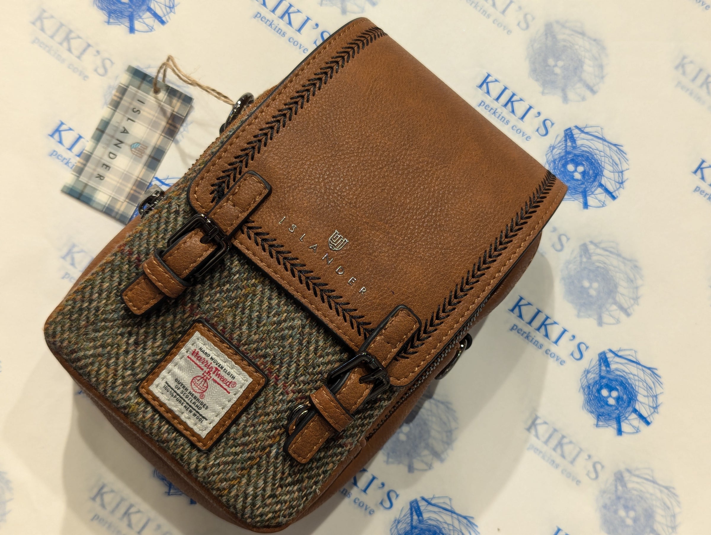 ISLANDER HARRIS TWEED BABY JURA CROSSBODY PURSE 8200 | Kiki's